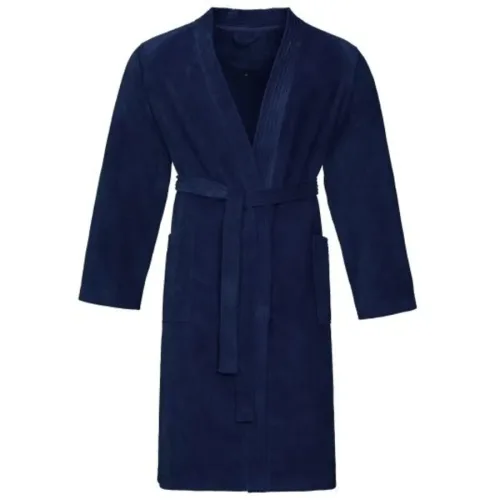 VOSSEN, Vossen Unisex-Bademantel "Dallas, ideal für Sauna & Spa, Hotelbademantel, Morgenmantel" 1 Stk. für Damen & Herren, reine Baumwolle, mit Kimono-Kragen