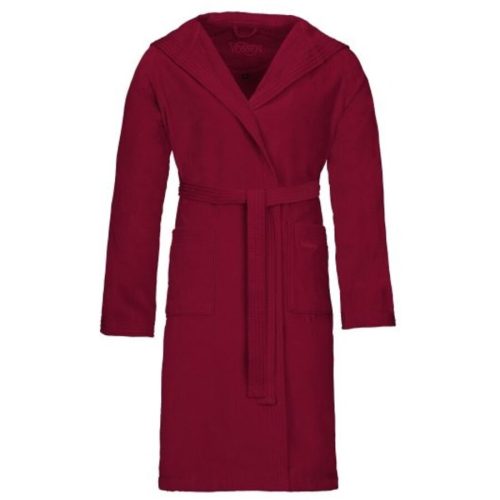 VOSSEN, VOSSEN - Texas Bademantel, für Damen, Bordeaux, Größe M