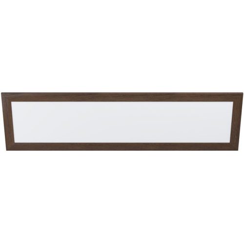 Eglo Deckenlampe Piglionasso Braun/Weiss Stahl/Kunststoff 34.5 cm 124.5 cm - Farbe: Weiss/Dunkelbraun - LED - Lichtfarbe: Helles Neutralweiss -