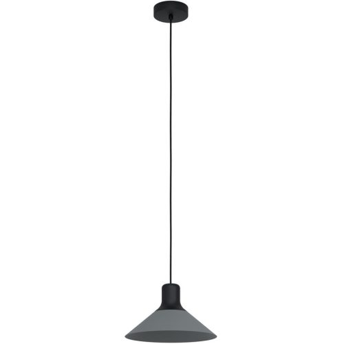 Eglo Pendellampe Abreosa Grau/Schwarz Stahl 0 cm 0 cm - Farbe: schwarz/grau - Pendellampe