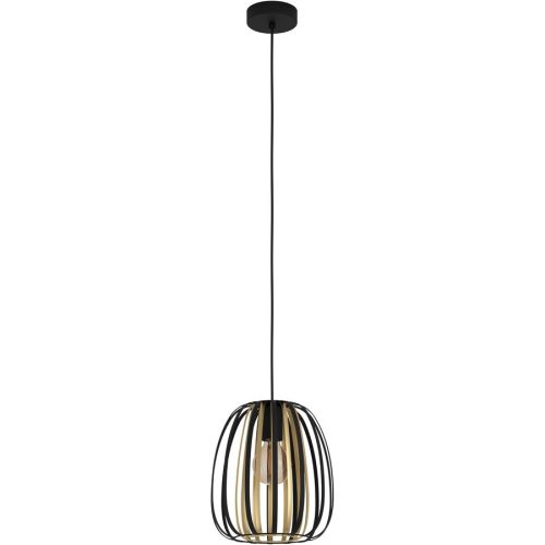 Eglo Pendellampe Encinitos Gold/Schwarz Stahl 0 cm 0 cm - Farbe: schwarz-gold - Pendellampe