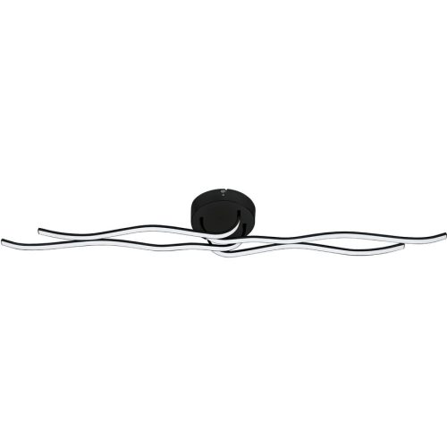 Eglo Deckenlampe Roncade 1 Schwarz/Weiss Aluminium/Kunststoff/Stahl 18 cm 116 cm - LED - Lichtfarbe: Warmweiss - Material: Aluminium/Stahl/Kunststoff
