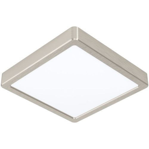 Eglo Deckenlampe Fueva 5 Grau Stahl/Kunststoff 21 cm 2.8 cm - Farbe: Nickel matt - LED - Lichtfarbe: Helles Neutralweiss - Material: Kunststoff/Stahl