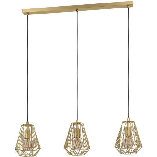 Eglo, Eglo Hängeleuchte Stype Gold | 3 × E27 | 40 W