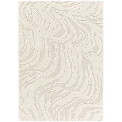 Teppich Cocoon Weiss Polyester 200 cm 290 cm - Farbe: creme - Material: Polypropylen - Teppich