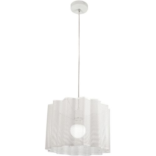 Pendellampe Gilbert Weiss Metall 40 cm 200 cm - Pendellampe