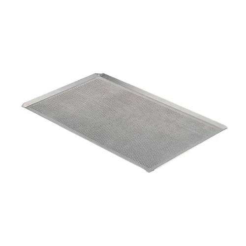 de BUYER, Backblech Alu perforiert 40x30cm H:1cm mit schräger Kante