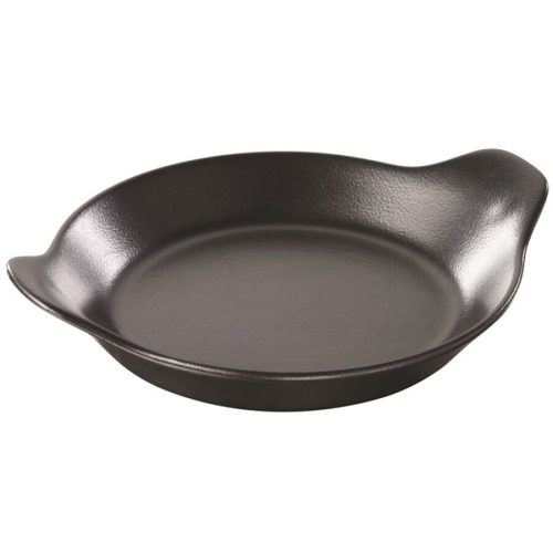 Eierpfanne Revol Schwarz Porzellan 18 cm 4.5 cm 18 cm - Farbe: schwarz matt - Eierpfanne