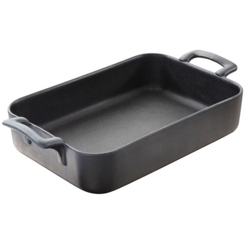 Auflaufform Revol Schwarz Porzellan 16 cm 4.5 cm - Farbe: schwarz matt - Auflaufform