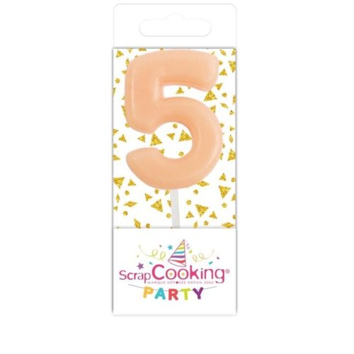Scrap Cooking Kerzen-Set ScrapCooking Mehrfarbig Wachs 3.5 cm - Farbe: Bunt - Kerzen-Set