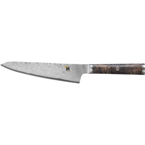 Gemüsemesser Miyabi Silber Stahl 23.5 cm 3.6 cm - Material: MC66-Pulverstahl / Schwarz-Ahorn - Gemüsemesser