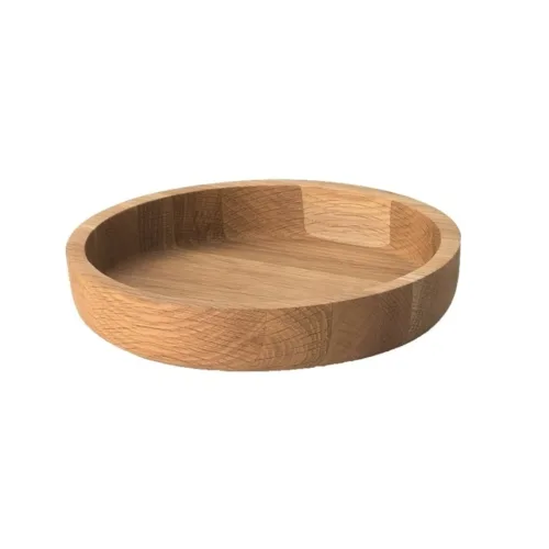 CONTINENTA, Schale Continenta Braun Holz 20 cm 4.3 cm - Material: Eiche