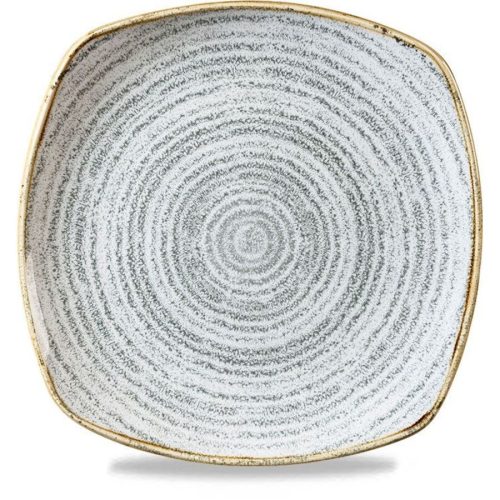 Churchill, Churchill Teller Studio Prints Stone Grey quadratisch; 21.5 cm (B); hellgrau/braun; quadratisch; 12 Stück / Pack