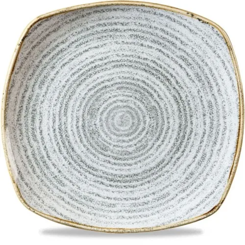 Churchill, Churchill Teller Studio Prints Stone Grey quadratisch; 25.2 cm (B); hellgrau/braun; quadratisch; 12 Stück / Pack