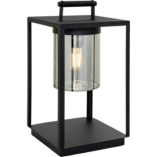 Aussenlampe Benne Schwarz Glas/Metall 24 cm 45 cm - Material: Metall/Glas - Aussenlampe