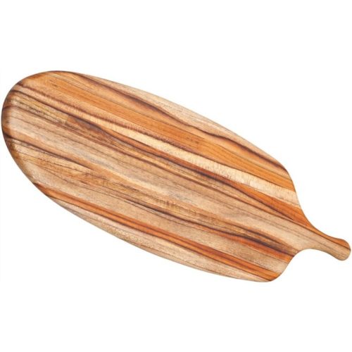 Diverse Servierplatte Teak Haus Braun Holz 21.5 cm 67.5 cm - Material: Teakholz massiv - Servierplatte