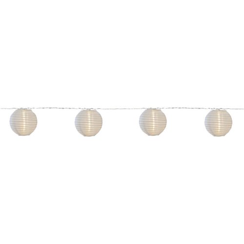 STAR TRADING, Star Trading LED Party Kette Weiss