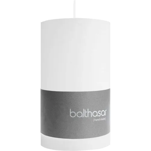Balthasar, Balthasar - Zylinderkerze, 60X100MM, Weiss