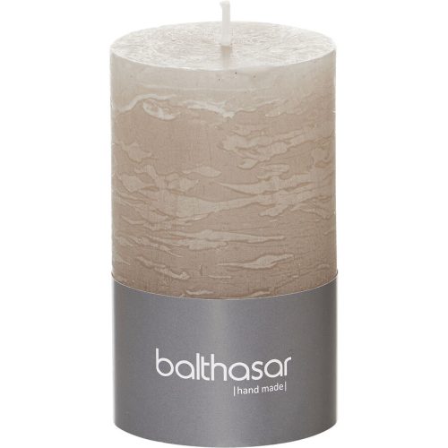 Balthasar, Balthasar - Zylinderkerze, 60X100MM, Taupe