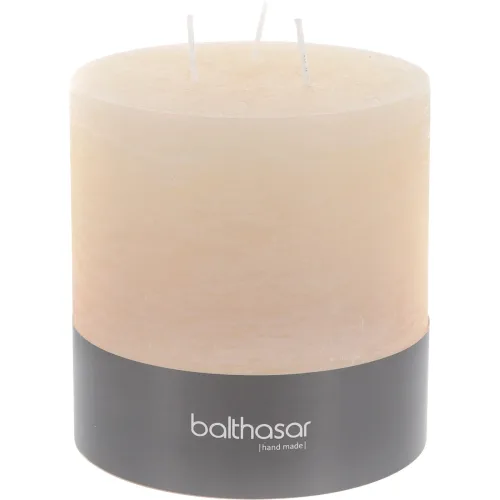 Balthasar, Balthasar - Zylinderkerze 3-Docht, 120X120MM, Ecru
