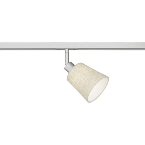 System HV-Track6 Silber/Beige Metall/Stoff 11 cm 11 cm - Farbe: Silber/Sandfarbig - Material: Metall/ Stoff - System