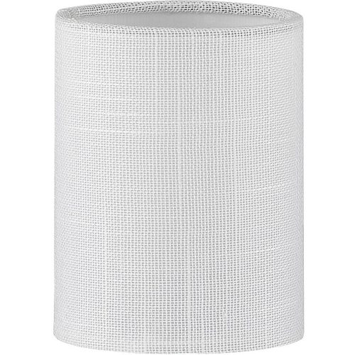 Lampenschirm Nero M6 Weiss Leinen 9 cm 11 cm - Lampenschirm