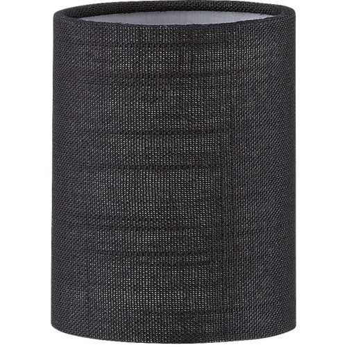Lampenschirm Nero M6 Schwarz Leinen 9 cm 11 cm - Lampenschirm