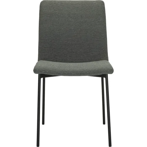 LIVIQUE, Stuhl Corti Grau Stoff 60 cm - Stuhl