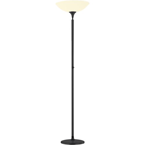 Designer-Stehlampe Bankamp Opera schwarz dimmbar H 180 cm - LED - Lichtfarbe: Extra warmweiss - Material: Messing/Eisen/Glas - Designer-Stehlampe- LED