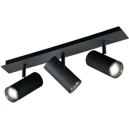 LIVIQUE, Spot Adina Schwarz Metall 50 cm 20 cm - Spot