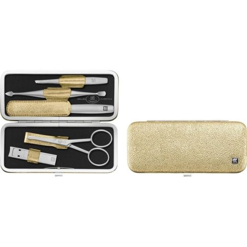 Zwilling Badzubehör Twinox Gold Edelstahl/Leder - Badzubehör