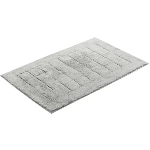 Vossen Badteppich Exclusive Grau Baumwolle 67 cm 120 cm - Farbe: Stone - Badteppich
