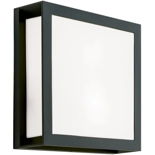 LIVIQUE, Aussenlampe Henry Grau Aluminium/Kunststoff 26 cm 8 cm - Farbe: Anthrazit - Aussenlampe