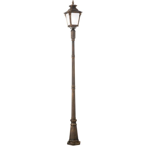 Aussenlampe Aiko 28 cm 256 cm - Farbe: Patina - Material: Siluminguss/Glas - Aussenlampe