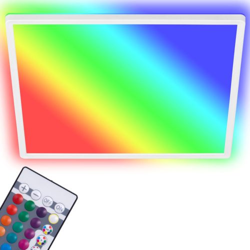 Deckenlampe Emma Kunststoff weiss RGB 42cm - LED - Lichtfarbe: Helles Neutralweiss - Deckenlampe- LED Energiesparlampe