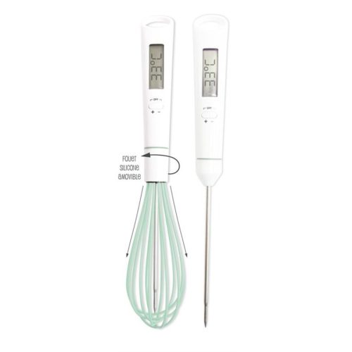 Zuckerthermometer Scrap Cooking Weiss Edelstahl/Kunststoff 6 cm - Zuckerthermometer