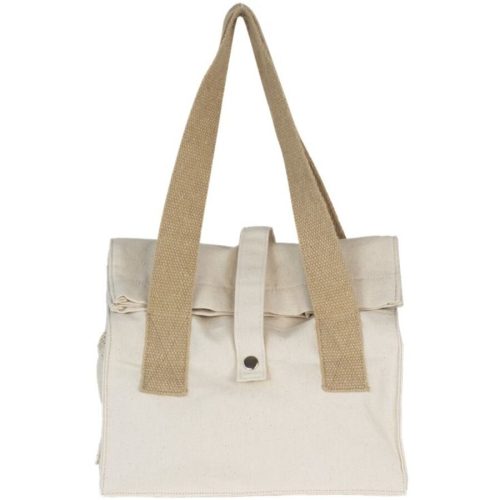 Diverse Tasche Pebbly Beige Baumwolle 32 cm 17 cm - Farbe: cream - Tasche