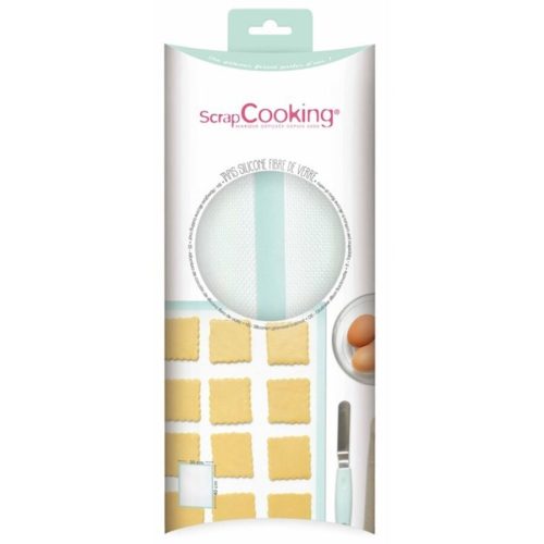Backmatte Scrap Cooking Grün Kunststoff 40 cm 30 cm - Material: Silikon - Backmatte