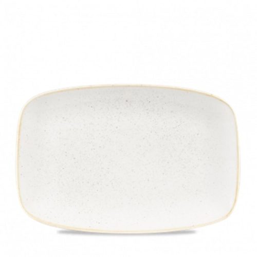Churchill, Churchill Chefs Oblong Platte Stonecast Barley White; 30x19.9 cm (LxB); weiss/braun; rechteckig; 6 Stück / Pack