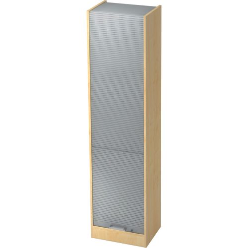 Aktenschrank Office Silber Holz/Kunststoff 50 cm 40 cm 200.4 cm - Farbe: Silber, Ahorn Dekor - Material: Holzwerkstoff, Kunststoff - Aktenschrank