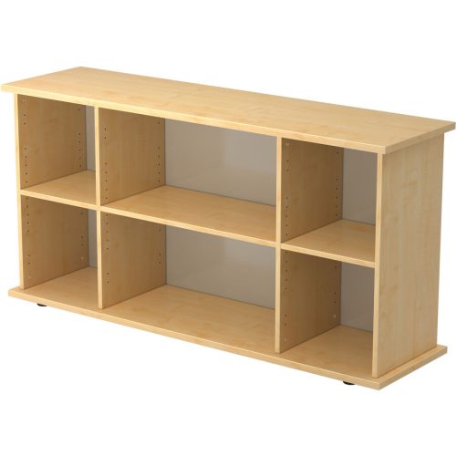 Sideboard Office Braun Holz 166.1 cm 44.8 cm 84 cm - Farbe: Ahorn - Material: Holzwerkstoff - Sideboard