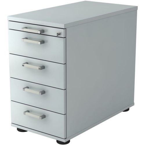 Standcontainer Office Grau Holz/Metall 42.8 cm 76 cm 80 cm - Material: Holzwerkstoff - Standcontainer