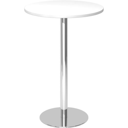 Besprechungstisch Office Weiss Holz 80 cm - Material: Holzwerkstoff - Besprechungstisch