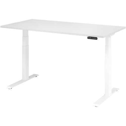 Hammerbacher, Hammerbacher Sitz-Steh-Arbeitsplatz XDKB16 1.600 x 800 x 1.290 mm Weiß
