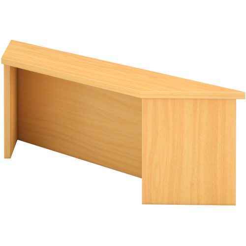 Thekenaufsatz Office Braun Holz 113 cm - Farbe: buche - Material: Holzwerkstoff - Thekenaufsatz