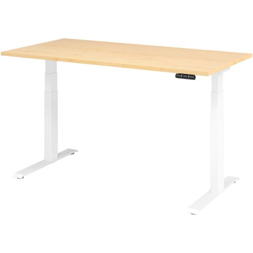 Hammerbacher, Hammerbacher Sitz-Steh-Arbeitsplatz XDKB16 1.600 x 800 x 1.290 mm Ahorn