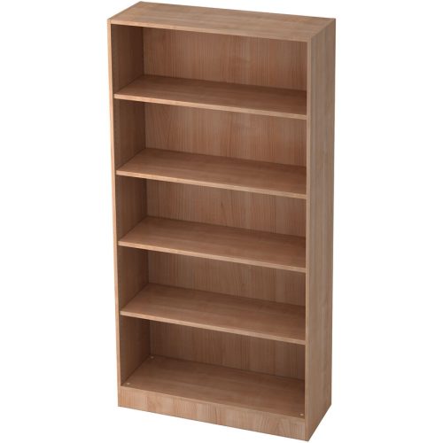 Hammerbacher, Hammerbacher Melaminharzbeschichtete Spanplatte Regal 4 1.000 x 400 x 2.004 mm Walnuss