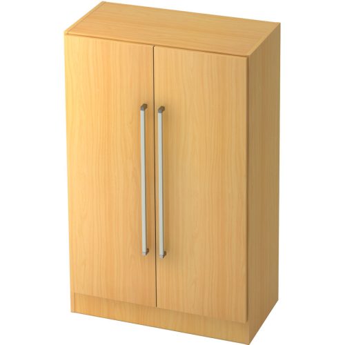 Aktenschrank Office Braun Holz 80 cm 42 cm 127 cm - Farbe: Buche Dekor - Material: Holzwerkstoff - Aktenschrank