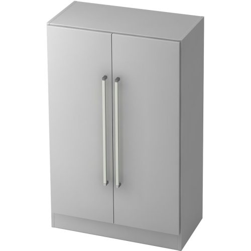 Aktenschrank Office Grau Holz 80 cm 42 cm 127 cm - Material: Holzwerkstoff - Aktenschrank