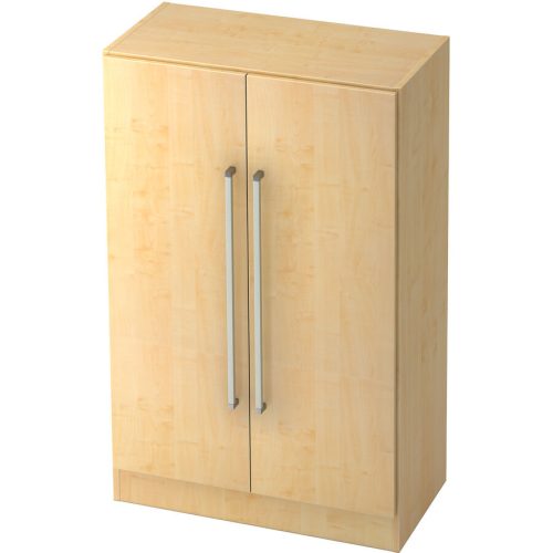 Aktenschrank Office Braun Holz 80 cm 42 cm 127 cm - Farbe: Ahorn Dekor - Material: Holzwerkstoff - Aktenschrank
